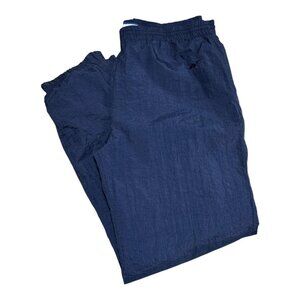 Vintage 90s Reebok Navy‎ Blue Embroidered Lined Track Pants Men’s XL